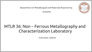 Brief Introduction to Electrochemical Polishing  MTLR36 [upl. by Alrad781]