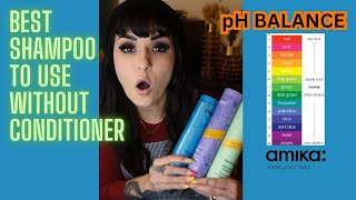 Best Shampoo to use WITHOUT conditioner and why pH matters [upl. by Roye578]