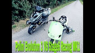 Polini Evoevolution 2 VS Stage6 Racing MK1 GoPro [upl. by Princess]