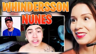 Whindersson Nunes REACT  IMITANDO FUNKEIROS [upl. by Aksehcnarf]