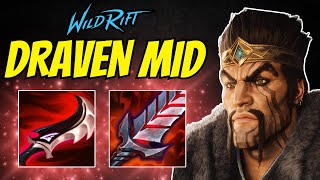 Wild Rift  DRAVEN MID CAN 1v9 [upl. by Alinoel657]