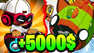 BENJAMIN DODAJE 5000 CO RUNDĘ 🤩 BOSS w Bloons TD6 Polska [upl. by Audras597]