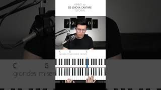 50 DE JEHOVA CANTARE piano taber pianotutorial tutorial himnario tutorialescristianos [upl. by Wahl]