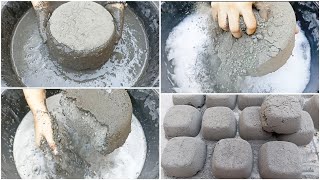 Asmr Earthy Dusty Mud Concrete Crushing In Foam Water Dipping  Mixing amp Floor Crumbling🙂🤎asmr [upl. by Giacobo]