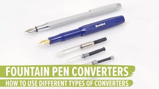 How to Use a Fountain Pen Converter [upl. by Laubin]