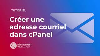 Comment créer une adresse courriel dans cPanel [upl. by Disini]