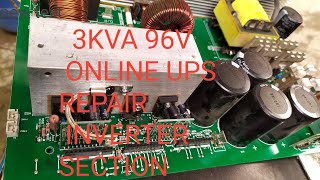 3kva 96v Online Ups kaise Reaper kare  3kva Online Ups ka inverter section Reaper  Avo Ups repair [upl. by Anaeel]