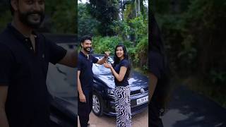 Birthday surprise 😍❤️ New car gift 😍❤️ youtubeshorts couplegoals [upl. by Oregolac]