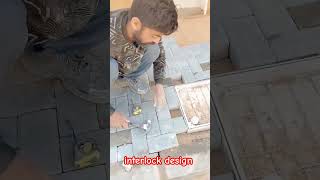 interlock design saudia Arabia tiles [upl. by Nrobyalc]