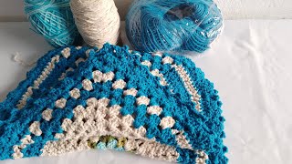 FICOU LINDO VEM VERtapetedecroche crochet croche [upl. by Gorski]