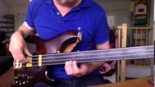 Review Ibanez Musician fretless Bass [upl. by Atiloj223]