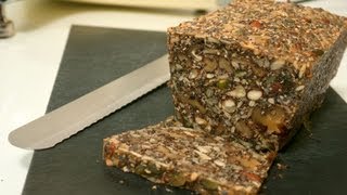 Nordic Nut Bread  Paleo Bread  Stone Age Bread [upl. by Asirak]