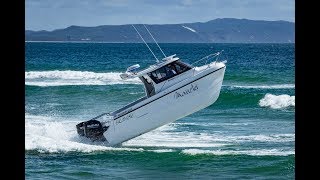 Noosa Cat 2400 with DF175AP Suzuki outboards [upl. by Aidul]