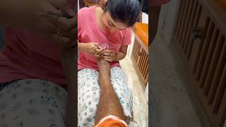 Nail and feet care day 💅 pedihomecare selfcare manicure nailcare fypviral shortsvideo fyp [upl. by Namya]