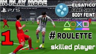 TOP BEST SKILLS AND TRICKS PES PPSSPP MODE PS4 CAMERA IN A MATCH [upl. by Eocsor]