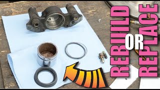 How to Rebuild a Brake Caliper or should you Replace it [upl. by Aicitel962]