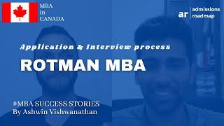 Rotman MBA Toronto  Application and Interview Advice [upl. by Zaller185]