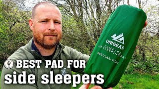 BEST BUDGET Sleeping Pad for side sleepers unigear camfy p3 [upl. by Broddie]