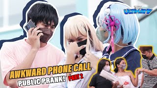 Awkward Phone Call Prank Part 2 quotHokage Movesquot [upl. by Aissela]