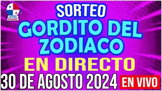 🔰🔰 EN VIVO SORTEO GORDITO DEL ZODÍACO  30 de AGOSTO de 2024  Loteria Nacional de Panamá [upl. by Dyun]