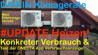 Heizen mit DAIKIN Klimageräten  Beispiel mit konkreten Kosten [upl. by Eyot]