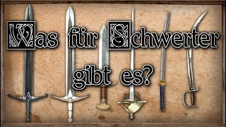 Was für Schwert arten gibt es  MittelalterFantasy [upl. by Marian]