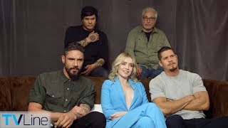 Mayans MC Cast Interview  ComicCon 2018  TVLine [upl. by Fiann536]