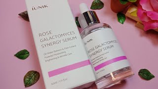 iUnik Rose Galactomyces Synergy Serum 玫瑰花酵母精华液分享Review [upl. by Asus797]