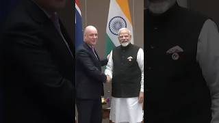 PM Modi holds bilateral meeting with PM Christopher Luxon of New Zealand  shorts [upl. by Ysus]