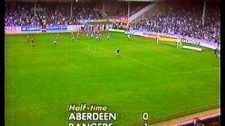 Aberdeen v Rangers 8 Oct 1988 [upl. by Rosette]