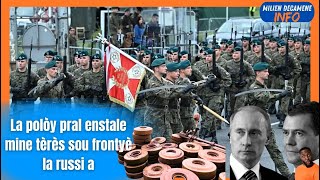 La polòy pral enstale mine tèrès sou frontyè la russila chine fè gro egzèsis militè tou prè taiwan [upl. by Uriah756]