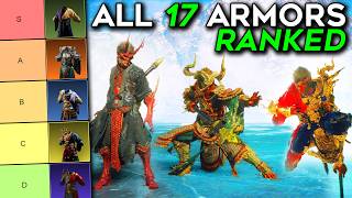 All Black Myth Wukong ARMOR Tier List  SPOILER FREE  Ranking EVERY Single Armor Set  syrobe [upl. by Laidlaw]