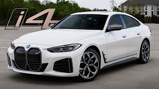 2023 BMW i4 M50 Gran Coupe Walkaround Visual Review  Launch Control [upl. by Terrell]