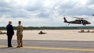 Air Assault and Gun Raid Demo For President Trump [upl. by Svend822]