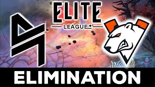 ELIMINATION  BLACKLIST vs VIRTUS PRO  ELITE LEAGUE 2024 DOTA 2 [upl. by Ayatan]