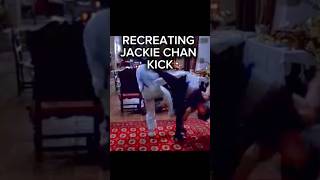 jackiechan JACKIE CHAN KICK 🤩 JACKIE CHAN FLYING KICK 🤯 JACKIE CHAN FIGHT SCENE 🥵 taekwondo [upl. by Akinehs]