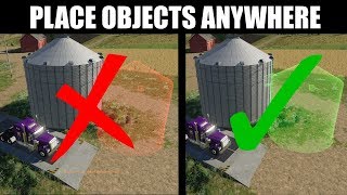 Farming Simulator 19  Place Objects Anywhere v120 quotMod Reviewquot [upl. by Amlet]