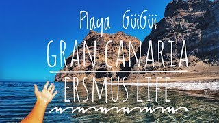 Playa güigüi Gran Canaria ERASMUS GOPROHERO5 [upl. by Ruhnke528]