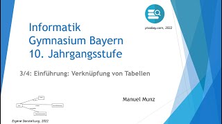 Verknüpfung von Tabellen  Einführung in Datenbanken 34 [upl. by Arria743]