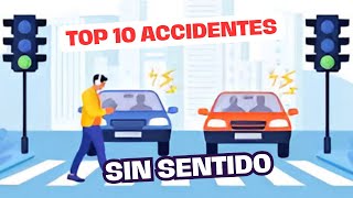 📵TOP 10 ACCIDENTES QUE PUDIERON EVITARSE🛑😬 [upl. by Nangatrad]