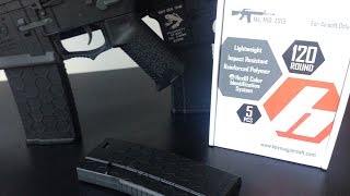 Hexmag  Airsoft Review  M4  M16  AR Magazine Overview [upl. by Malkin357]