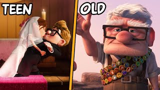 Up 2009 Life Stages so Far  Carl Fredricksen Marriage to Ellie Fredricksen [upl. by Pettit621]