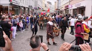 Wallensteintage Festumzug in historischen Gewändern [upl. by Raphael]