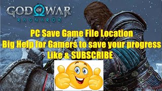 God Of War Ragnarok Save Game Files Location  Dodi Repack [upl. by Eecram]