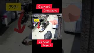 Alhamdulillah the cow is man save allahhuakbar reactionrespact [upl. by Kittie473]