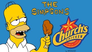 The Simpsons  Churchs Chicken Commercials 1996 [upl. by Obnukotalo420]