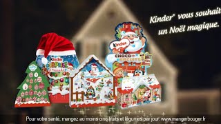 Kinder Ferrero  Noël quotKinder vous souhaite un noël magiquequot Pub 30s [upl. by Dar]