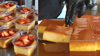 JUMBO EGG YOLK LECHE FLAN RECIPE WITH CREAM CHEESE AND WITHOUT CREAM CHEESE [upl. by Iago267]