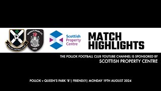 Pollok v Queens Park B  19th August 2024 [upl. by Assi167]