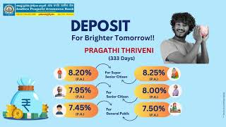 Avail best interest rates with Pragathi Thriveni 333 Days amp Pragathi Kuber 444 Days [upl. by Nylidnarb]